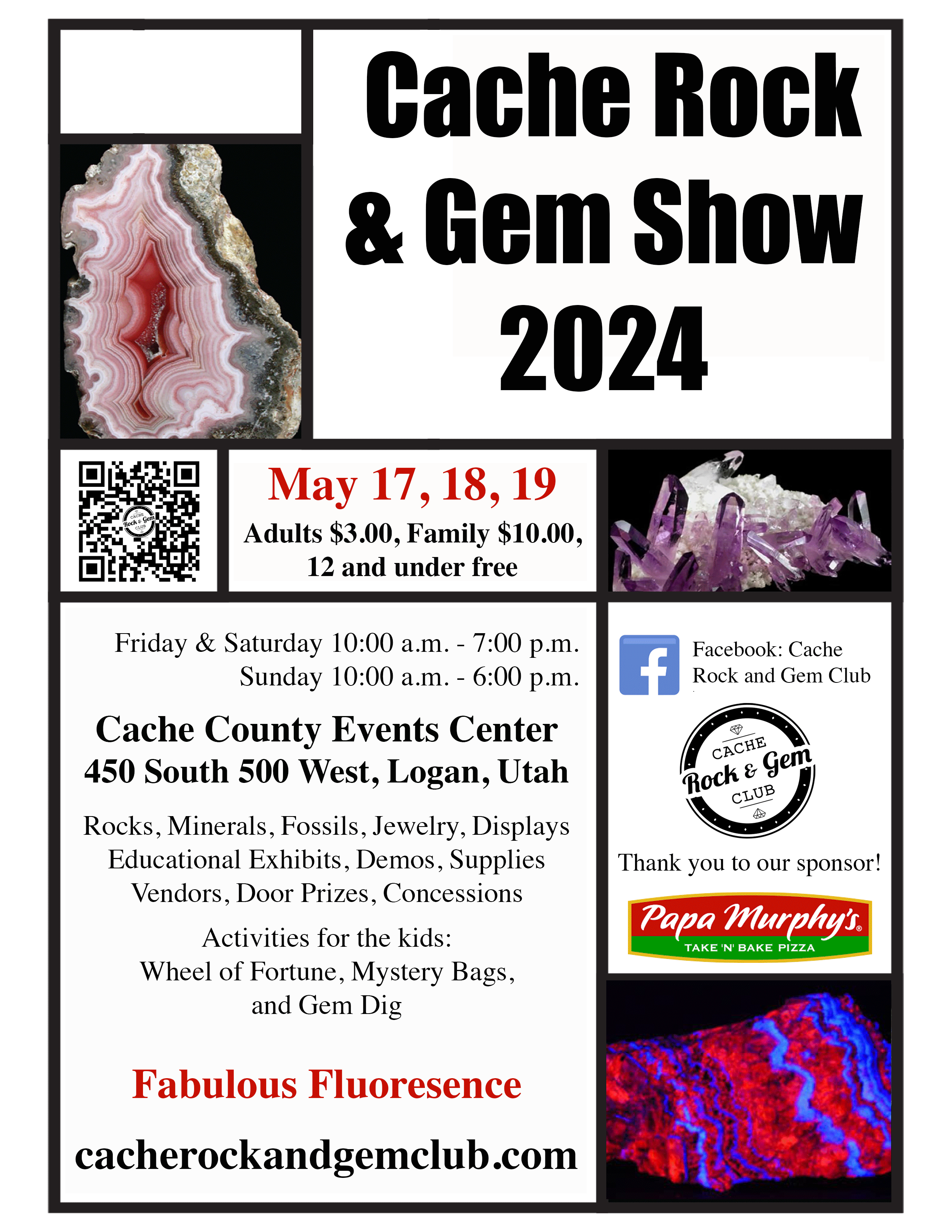 Cache Rock and Gem show will be on May 2024